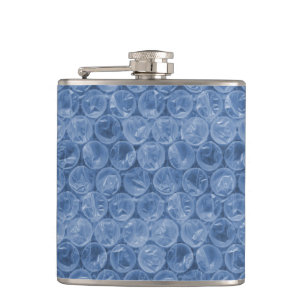 Flasques Emballage de bulle bleue