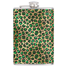 Flasques Emerald et Gold Safari Series Design 8
