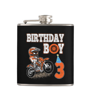 Flasques Enfant de 3 ans - Enfant d'anniversaire - Vélo de