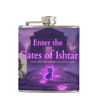 Flasques Enter the Gates of Ishtar drinking flask