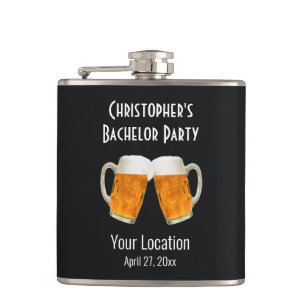 Flasques Enterrement de vie de garçon Mariage Bière Santé