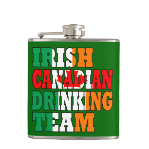 Flasques Équipe d'Irlande du Canada