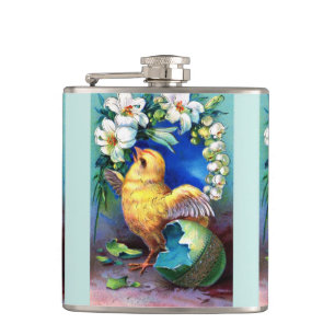 Flasques Est Tombé Un Bon Poussin De Pâques