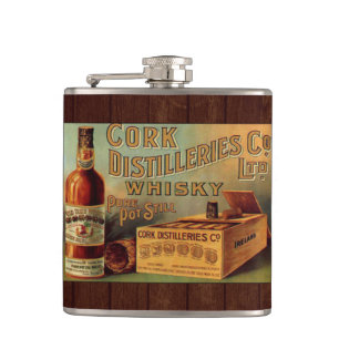 Flasques Étiquette vintage de whiskey