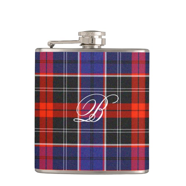 Flasques Évêque Tartan Flask (Devant)