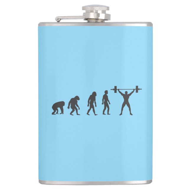 Flasques Évolution de l'Homme (Devant)