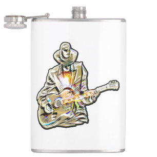 Flasques Feel the Blues - Conception de guitare artistique