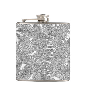 Flasques Ferme en noir et blanc
