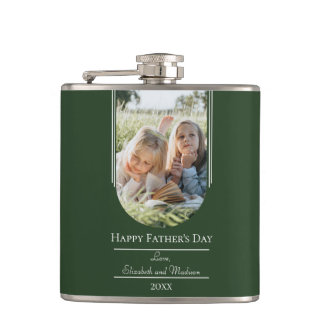 Flasques Fête des pères photo Arch moderne | Emerald Green