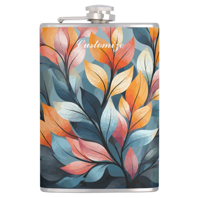 Flasques Feuilles multicolores Thunder_Cove (Devant)