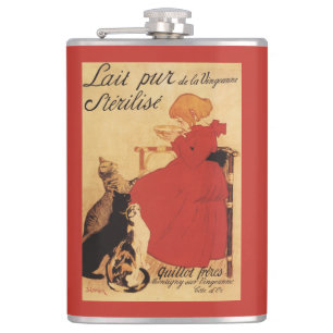 Flasques Fille de lait de Vingeanne avec des chats