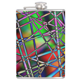 Flasques Fiole Abstraite multicolore