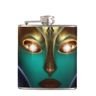 Flasques Fiole Daria Cyborg Queen Tech 6oz vinyle enveloppé