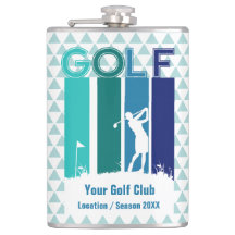 Fiole de Golfeur de femme personnalisée