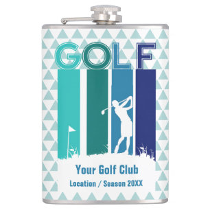 Flasques Fiole de Golfeur de femme personnalisée