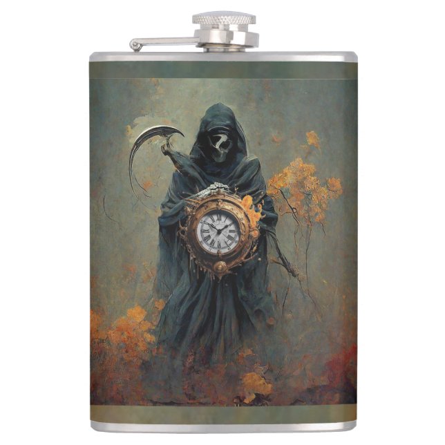 Flasques Fiole enveloppée de vinyle (Devant)