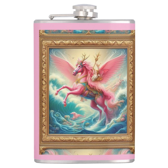 Flasques Fiole enveloppée de vinyle (Devant)