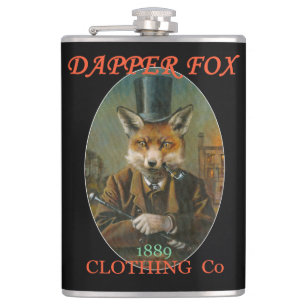 Flasques Fiole Vintage Dapper Fox