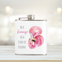 Flamant rose Aquarelle Exotique Rose Moderne Avec 