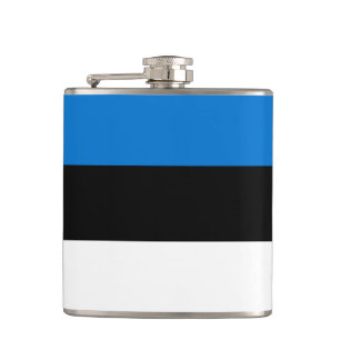 Flasques Flamme patriotique avec Drapeau d'Estonie