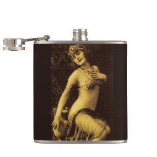 Flasques Flapper en Sepia 1