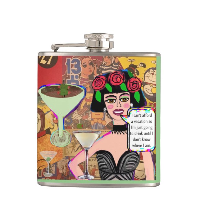 Flasques Flask-Je ne peux pas me permettre de passer des va (Devant)
