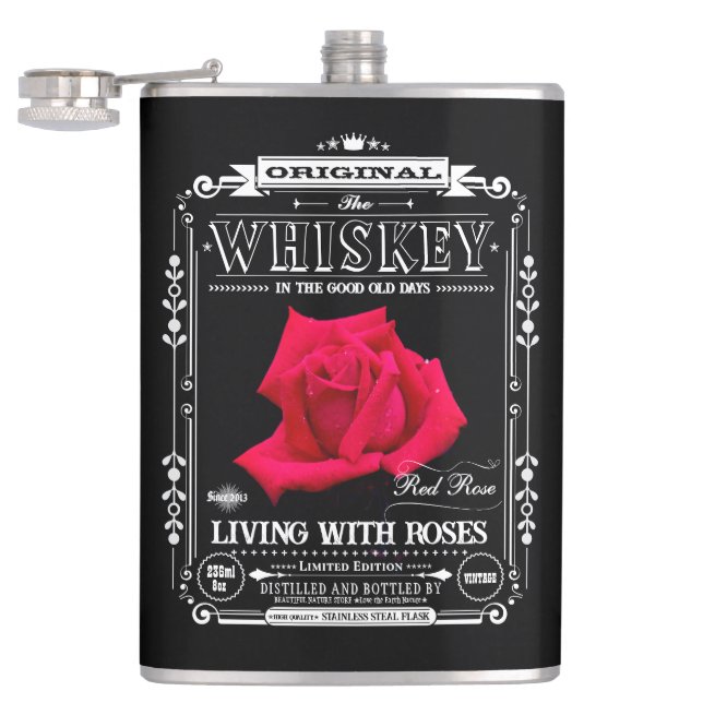 Flasques FLASK_Red Rose (Ouvert)