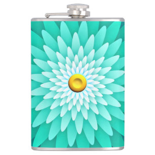 Flasques Fleur bleue Mandala-68566