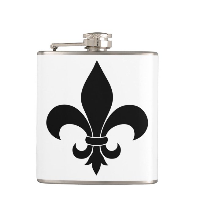 Flasques Fleur de lis Motif Classic (Devant)