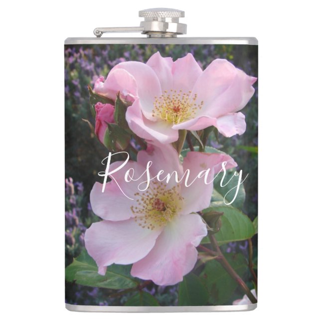 Flasques Fleur Rose rose florale Photo Blush rose (Devant)
