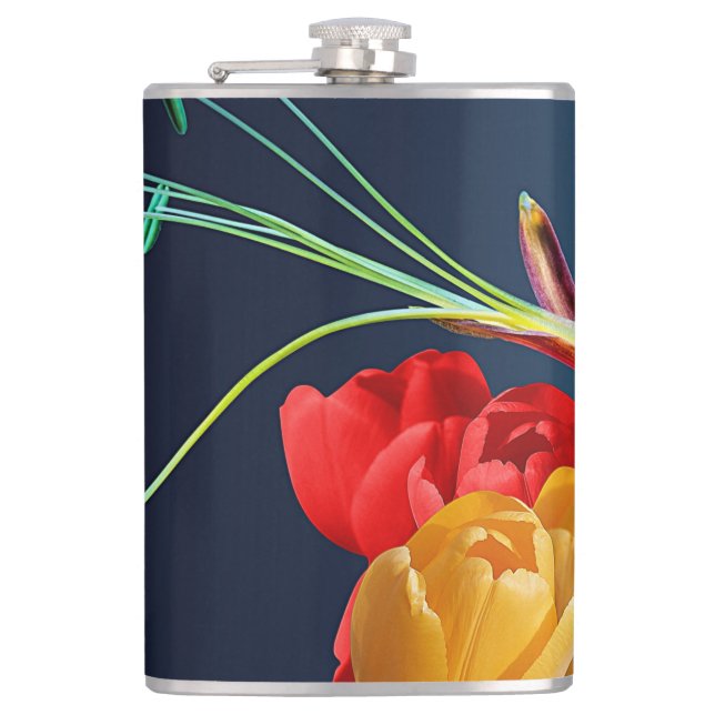 Flasques Fleurs de rose-17250 (Devant)