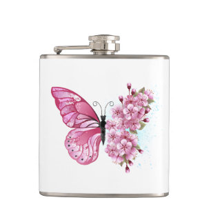 Flasques Flower Butterfly
