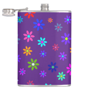 Flasques Flower Power Douche - motif coloré 1