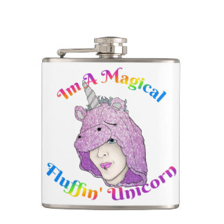 Flasques Fluffin Magique Fluffin Unicorne Vinyl Emballé Fla