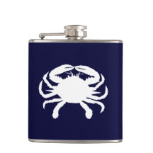 Forme de crabe bleu et blanc