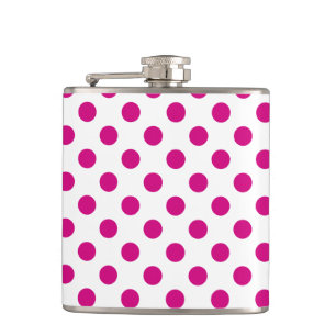 Flasques Fuchsia polka