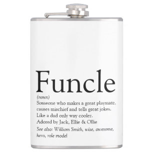 Flasques Funcle Oncle Funny Définition Moderne Dit
