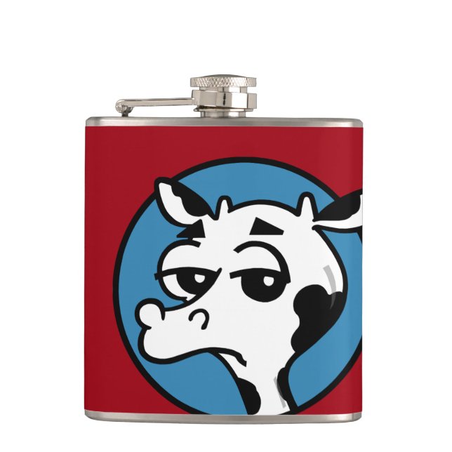 FLASQUES FUNNY VINYL VINYL WRAPEE FLASK (Devant)