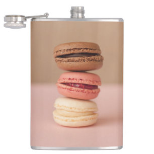 Flasques Fusils monogrammes personnalisés Macarons