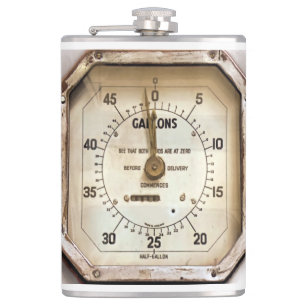 Flasques GAGE DE CARBURANT vintage