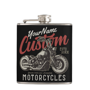Flasques Garage de moto Rebel Cruiser Personnalisé
