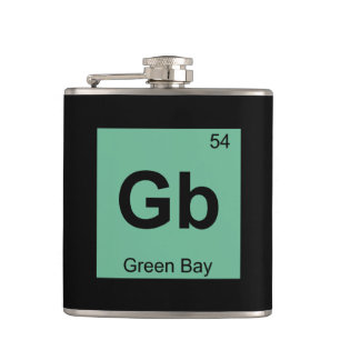 Flasques Gb - Green Bay Wisconsin Chimie Tableau Périodique