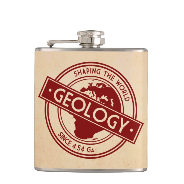 Flasques Géologie - Façonner le Logo Mondial (Europe) (Devant)