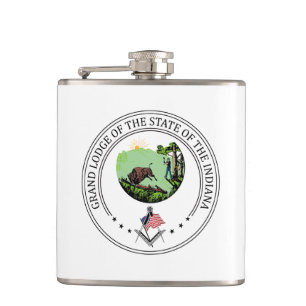 Flasques Gîte de franc-maçonnerie de l'état de l'Indiana