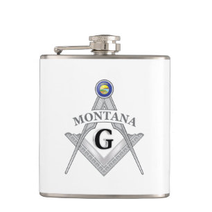 Flasques Gîte de franc-maçonnerie de l'état du Montana