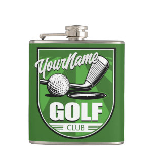 Flasques Golf Club NAME Pro Golfer Player Personnalisé