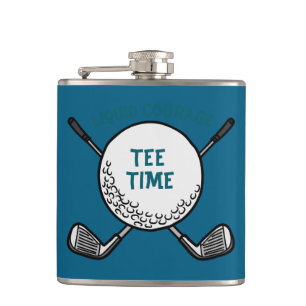 Flasques Golfers Liquid Courage "Tee Time"