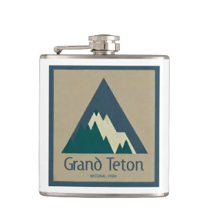 Flasques Grand Teton National Park Rustic