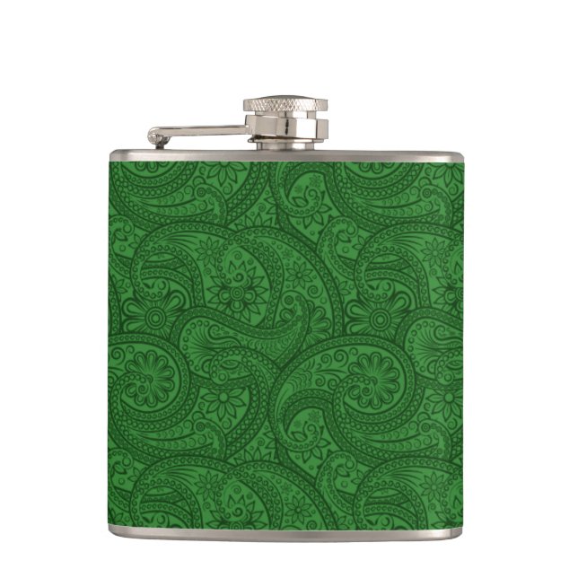 Flasques Green Paisley (Devant)