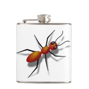 Flasques Grosse fourmi rouge